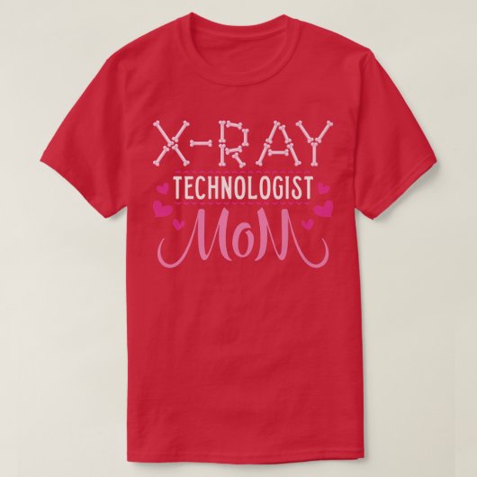 Skeleton Tech Radiology Technician Xray Radiologis T-Shirt (Design vorne)