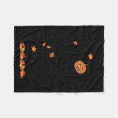 Skeleton Tis The Season For Lates Meditation Hallo Fleecedecke (Vorderseite (Horizontal))