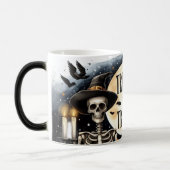 Skeleton Trick oder Treat Morph Tasse (Links)