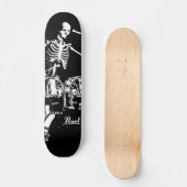 skeleton Trommel-Skate Skateboard (Vorderseite)