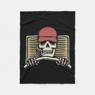 Skeleton Trucker Lazy Halloween Kostüm Skull Truc Fleecedecke
