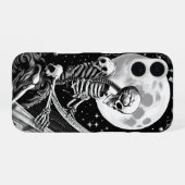 Skeleton und Harfe III iPhone 16 Hülle (Rückseite (Horizontal))