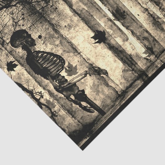 SKELETON UND LACE-Zwirn Seidenpapier (Ausschnitt)