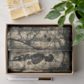 SKELETON UND LACE-Zwirn Seidenpapier (Geschenk)