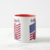 Skeleton USA Tasse (Zentrum)