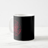 Skeleton Valentine Its Cool Outside Like My Heart Kaffeetasse (Vorderseite Links)