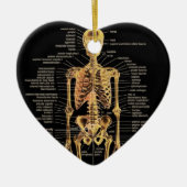 Skeleton Verzierung Keramikornament (Vorne)