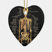 Skeleton Verzierung Keramikornament (Links)