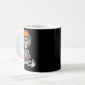 Skeleton Video Game Halloween Gaming Gamer Boys Me Kaffeetasse (Vorderseite Links)