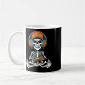 Skeleton Video Game Halloween Gaming Gamer Boys Me Kaffeetasse (Links)