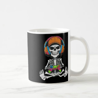 Skeleton Video Game Halloween Gaming Gamer Boys Me Kaffeetasse