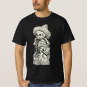 Skeleton Vintag Graphic T - Shirt (Vorderseite)