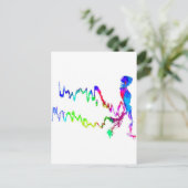 Skeleton Walk Postkarte (Stehend Vorderseite)