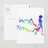 Skeleton Walk Postkarte (Vorne/Hinten)