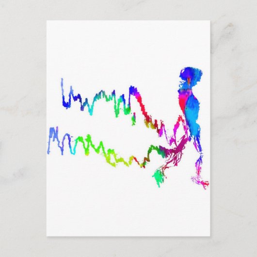 Skeleton Walk Postkarte (Vorderseite)