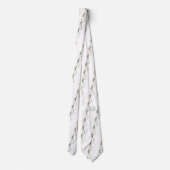 Skeleton Waving Necktie Krawatte (Rückseite)