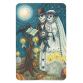 SKELETON WEDD IN FRIEDHOF MAGNET Rectangle (Vertikal)