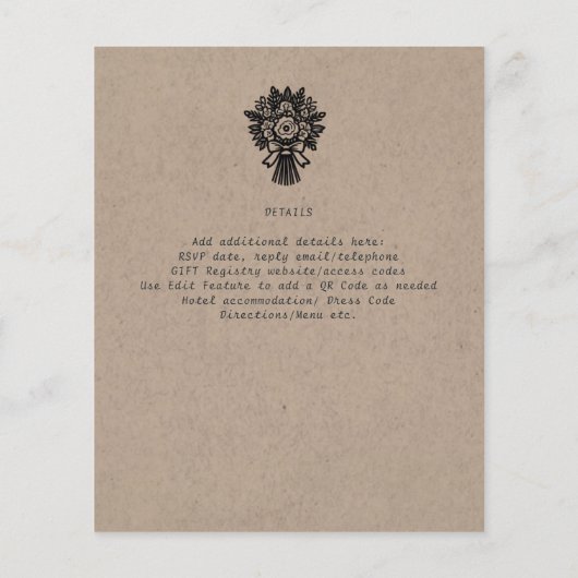 Skeleton Wedding Cartoon Bride Groom Fun Handgezei (Rückseite)