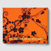 Skeleton Wedding Gästebuch (Rückseite)