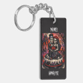 Skeleton Wedding, gothic Lovers Embrace  Schlüsselanhänger (Vorderseite links)