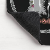 Skeleton Wedding Mousepad (Ecke)
