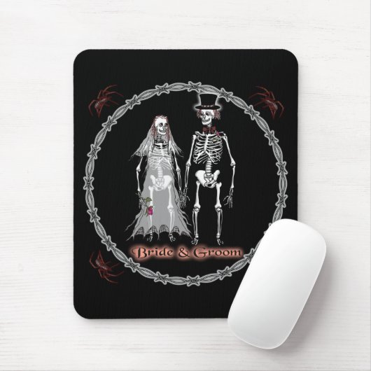 Skeleton Wedding Mousepad (Mit Mouse)