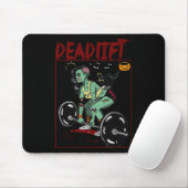 Skeleton Weightlifter Bodybuilder Workout-Fitness Mousepad (Mit Mouse)