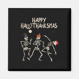 Skeleton Weihnachts Halloween Erntedank Spaß Magnet