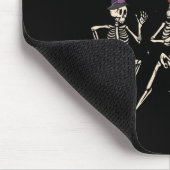 Skeleton Weihnachts Halloween Erntedank Spaß Mousepad (Ecke)