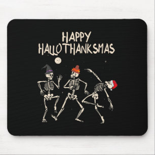 Skeleton Weihnachts Halloween Erntedank Spaß Mousepad