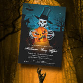 Skeleton Wicked Affair Halloween Einladung