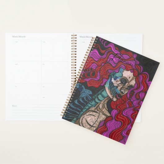 Skeleton Woman Planner Planer (Anzeige)