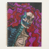 Skeleton Woman Planner Planer (Vorderseite)