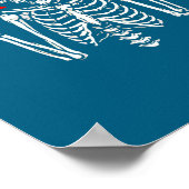 Skeleton You Don’t Give Up  Poster (Ecke)