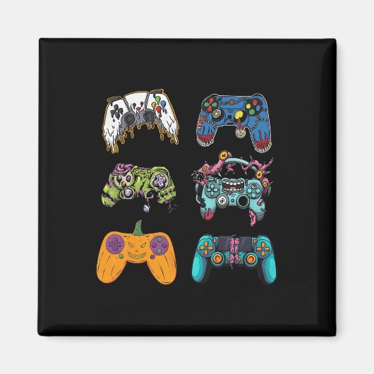 Skeleton Zombie Gaming Controller Halloween für G Magnet (Vorne)
