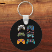 Skeleton Zombie Gaming Controller Halloween für G Schlüsselanhänger (Vorderseite)