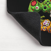 Skeleton Zombie Gaming Controller Halloween Gamer Mousepad (Ecke)