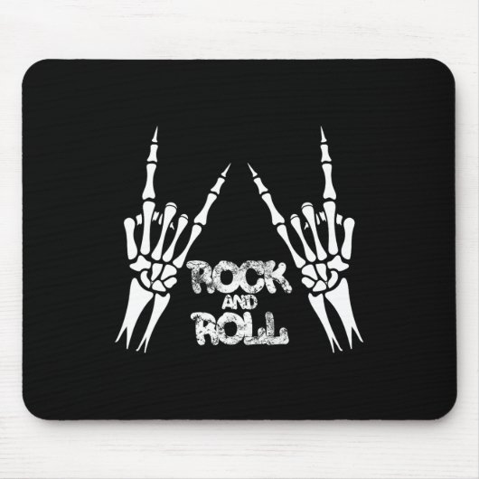 Skeleton Zombie Poker Game Cards Halloween Mousepad (Vorne)