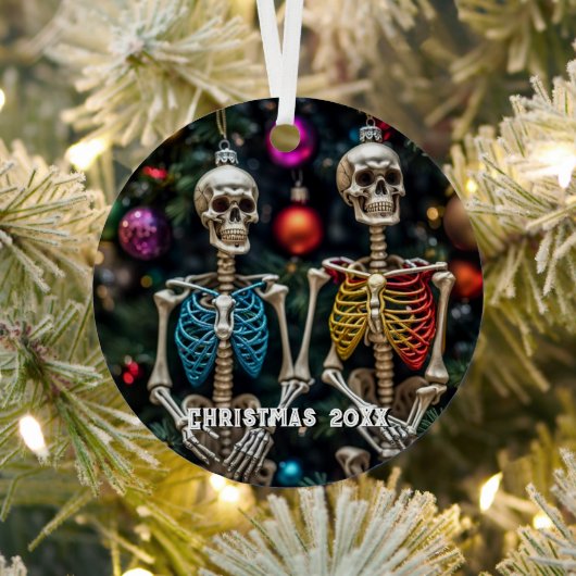 Skeletongs und farbenfrohe Ornamente Weihnachten (InSitu)