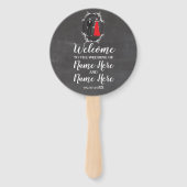 Skeletons Chalk Red Fächer (Vorderseite)