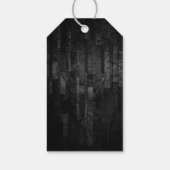 Skeletons Gothic Danke Burgund ID866 Geschenkanhänger (Rückseite)