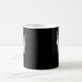 Skeletons Hand Holds Pastel Polka Dot Egg Happy E Kaffeetasse (Mittel)