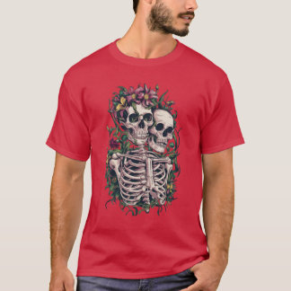 Skeletons in Love Junge T-Shirt