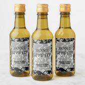 Skeletons Mini Weinetikett (Flaschen)