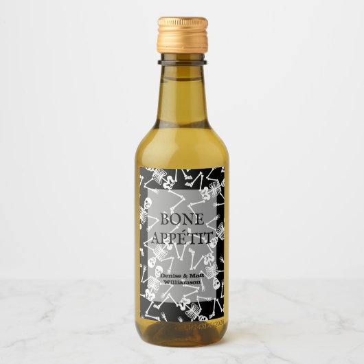 Skeletons Mini Weinetikett (Vorderseite)