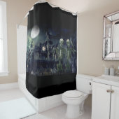 Skeletons Selfie Duschvorhang (Beispiel)