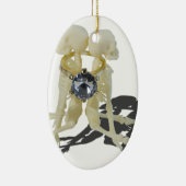 SkeletonsChokedByEngagementRing070515 Keramik Ornament (Rechts)