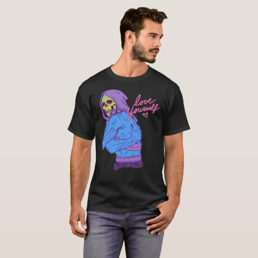 SKELETOR - LIEBE SELBST Wesentlicher T - Shirt (Vorne ganz)