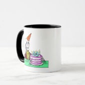 Skelett-50. Geburtstags-Geschenke Tasse (Vorderseite Links)