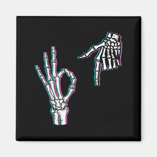 Skelett 67 Meme Lustiger Halloween Jungen Mädchen Magnet